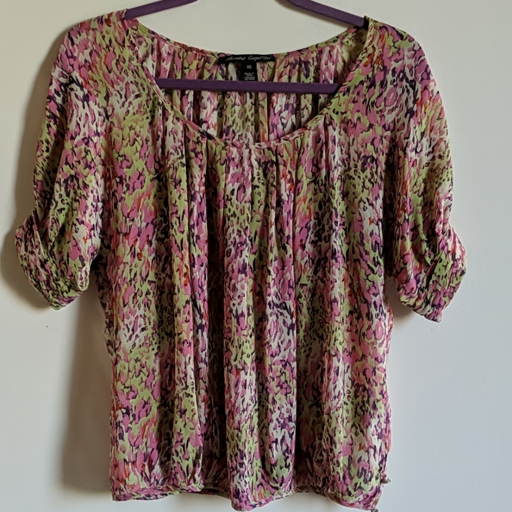 Summery silk blouse (XS/S)